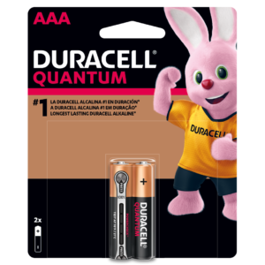 DOS PILAS DURACELL QUANTUM AAA